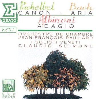 Pachelbel "Canon", Bach "Aria", Albinoni "Adagio"