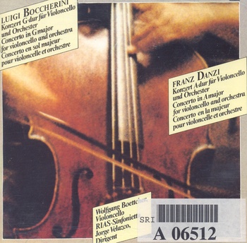 Boccherini, Danzi "Cellokonzerte"