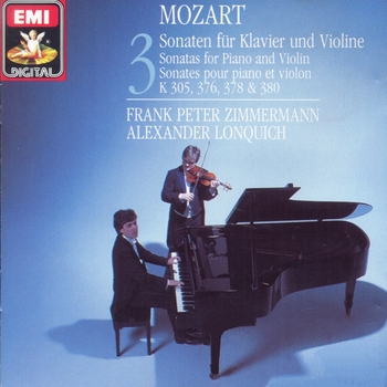 Wolfgang Amadeus Mozart "Sonaten für Klavier und Violine Vol. 3"