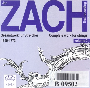 Jan Zach "Gesamtwerk für Streicher Vol. 2"