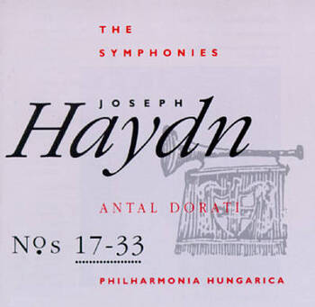 Joseph Haydn "Symphonies 17 - 33"