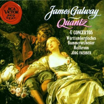 Joseph Joachim Quantz 4 Flute Concertos. James Galway, Württembergisches Kammerorchester Heilbronn, Jörg Faerber