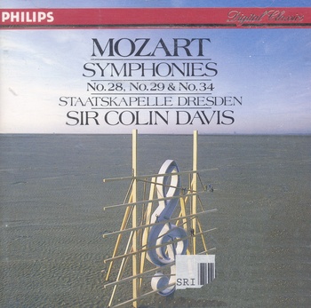 Wolfgang Amadeus Mozart "Symphonies No. 28, 29 & 34"