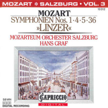 Wolfgang Amadeus Mozart "Symphonies Vol. 3"