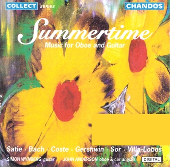 Summertime. Music for Oboe and Guitar. John Anderson, Simon Wynberg