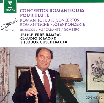Romantic Flute Concertos by Reinecke, Mercadante & Romberg. Jean-Pierre Rampal