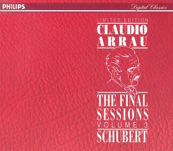 Claudio Arrau "The Final Sessions Vol.3 - Schubert"