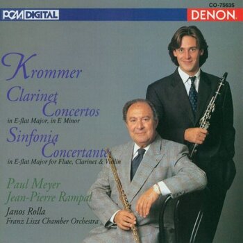 Krommer "Clarinet Concertos & Sinfonia Concertante", Franz Liszt Chamber Orchestra, Meyer, Rampal, Rolla