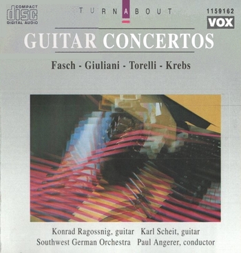 "Guitar Concertos". Konrad Ragossnig, Karl Scheit, Southwest German Orchestra, Paul Angerer
