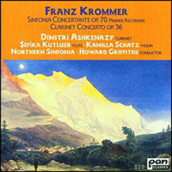 Franz Krommer "Sinfonia Concertante op.70 / Clarinet Concerto op.36"