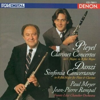 Pleyel, Danzi - Clarinet Concertos, Sinfonia Concertante. Meyer, Rampal, Franz Liszt Chamber Orchestra,
