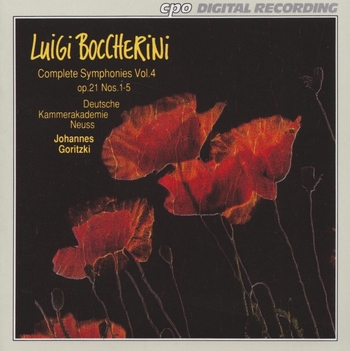 Luigi Boccherini "Complete Symphonies Vol. 4 op. 21 Nos.1-5"