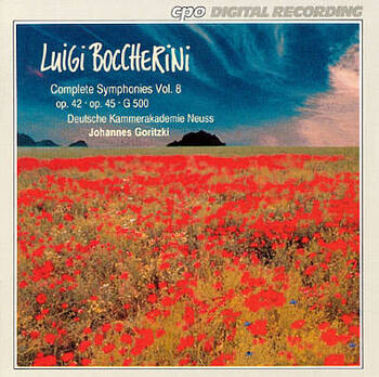 Luigi Boccherini "Complete Symphonies Vol. 8". Deutsche Kammerakademie Neuss, Johannes Goritzki